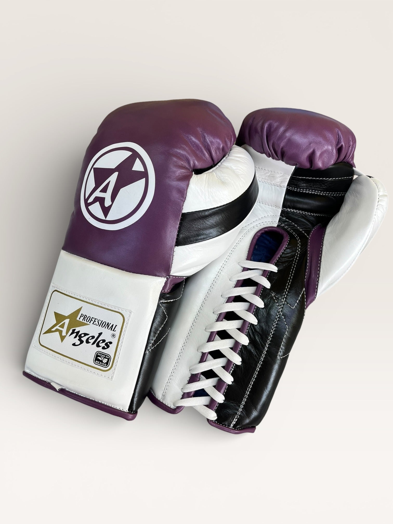 Guantes "Elite PRO" MORADO-BLANCO-NEGRO