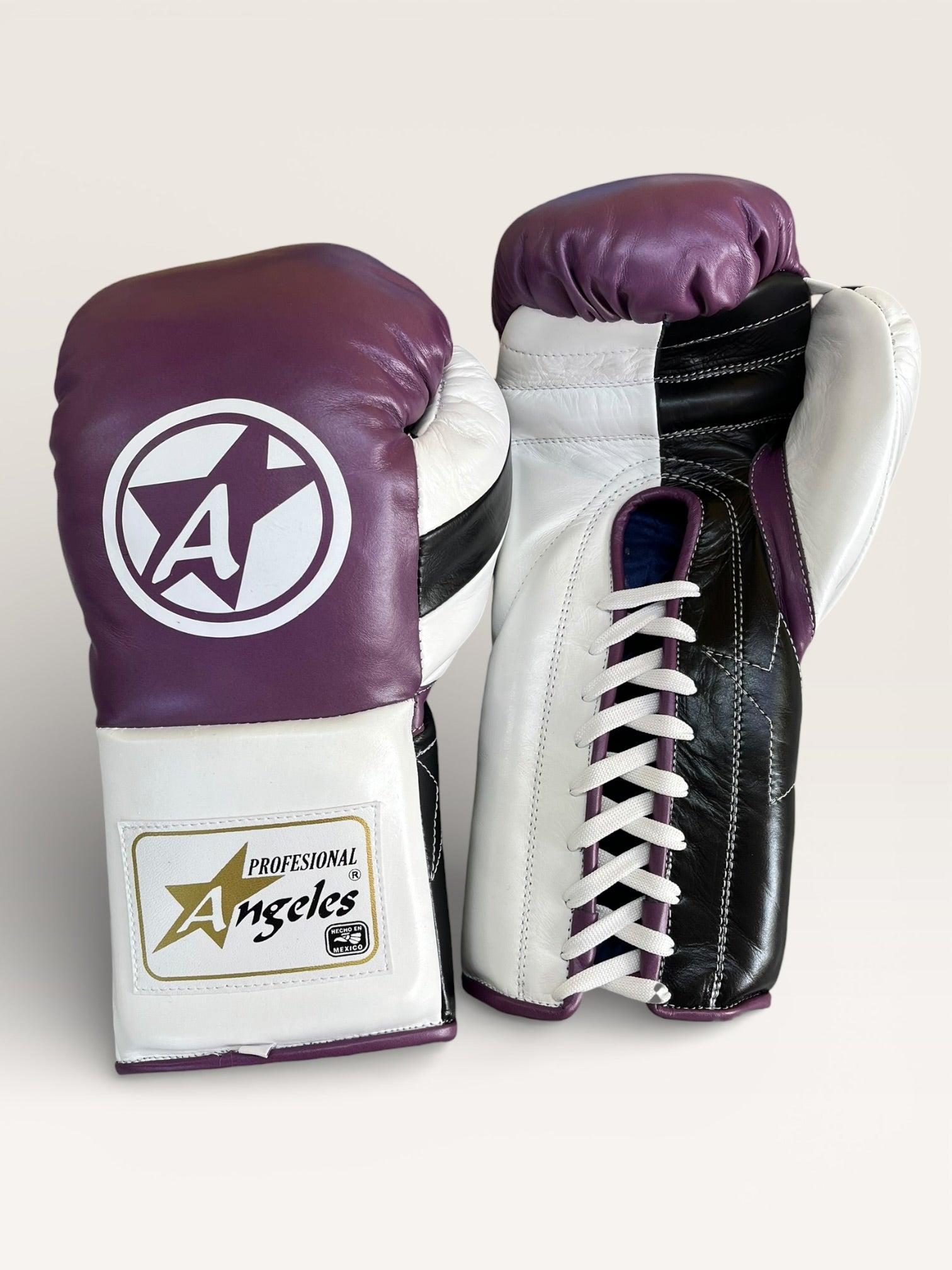 Guantes "Elite PRO" MORADO-BLANCO-NEGRO