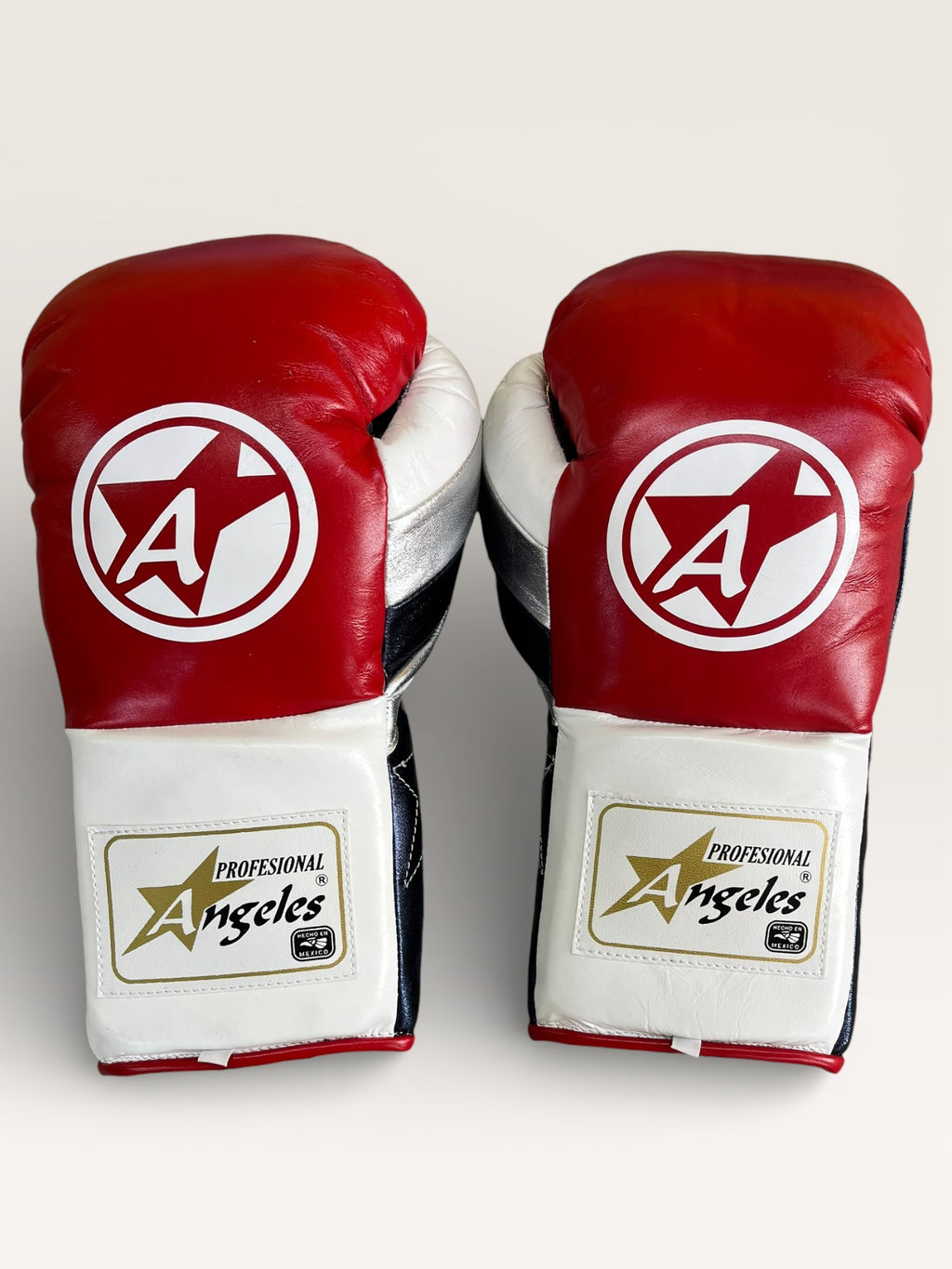Guantes "Elite PRO" Rojo-Azul marino-Blanco-Plata