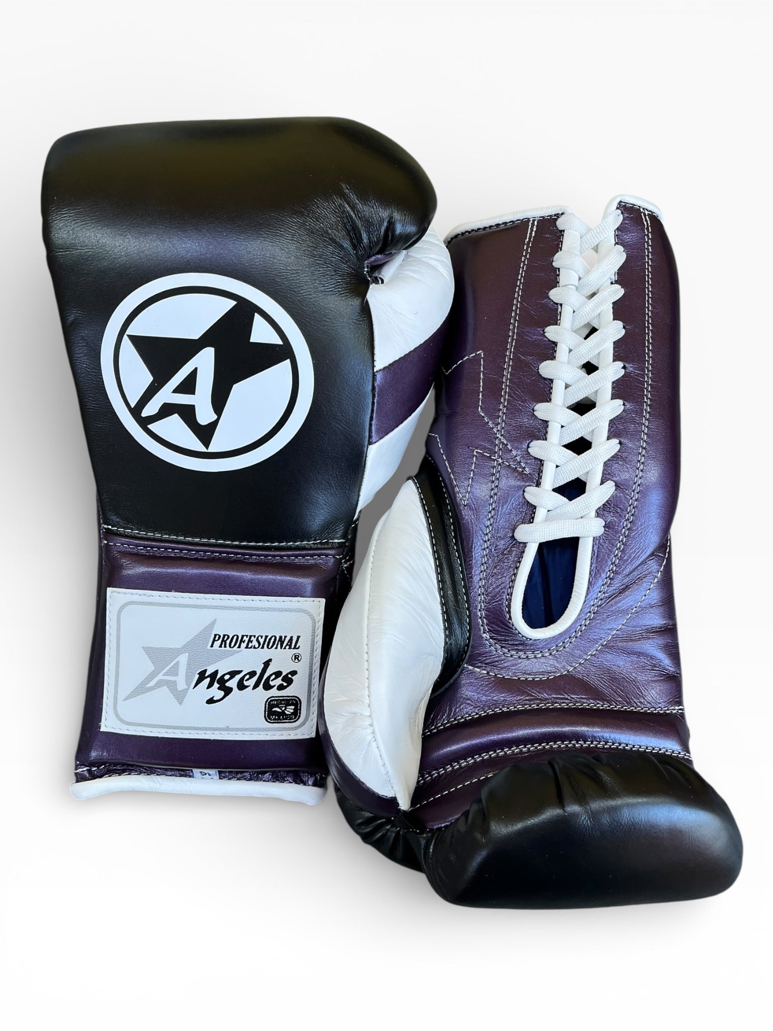 Guantes Edicion "Elite" Negro/Morado/Blanco