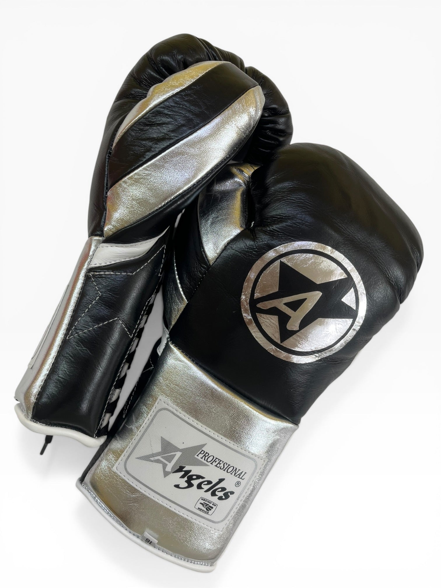 Guantes "Elite PRO" Negro/Plata/Blanco