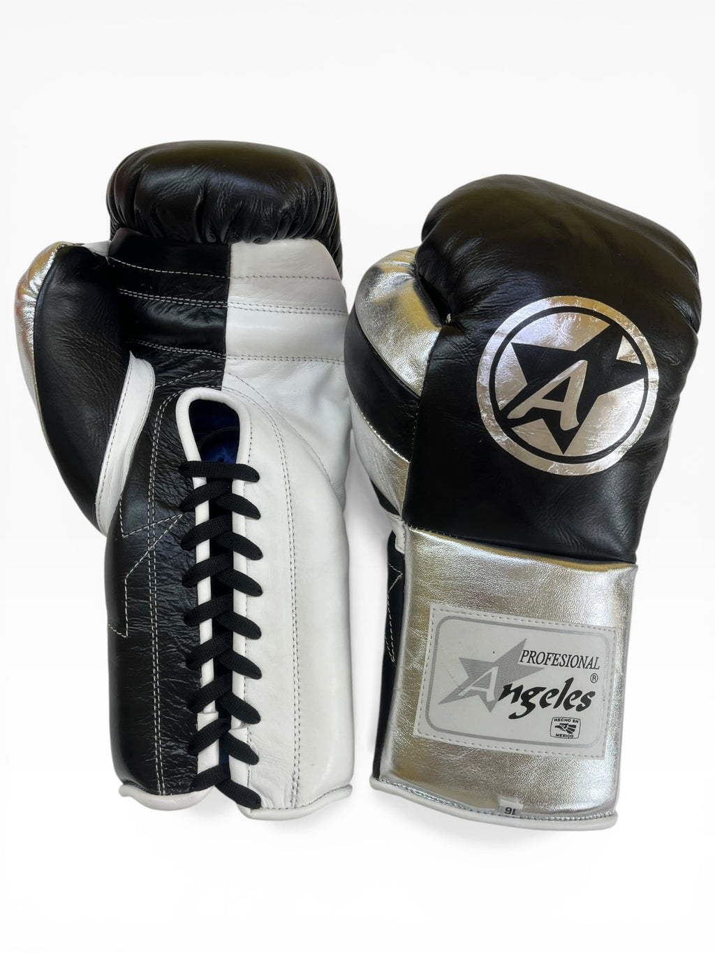 Guantes "Elite PRO" Negro/Plata/Blanco