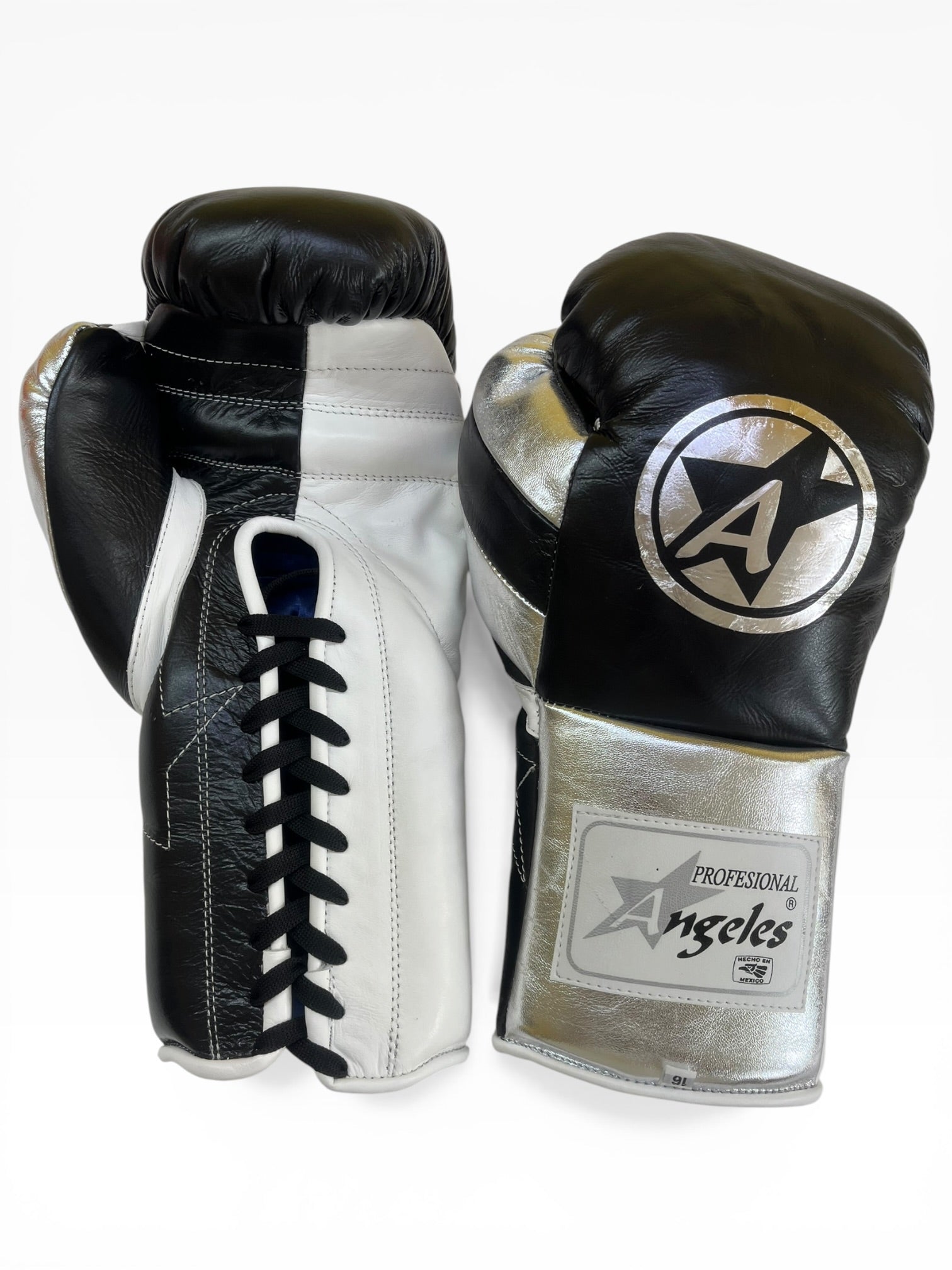 Guantes "Elite PRO" Negro/Plata/Blanco