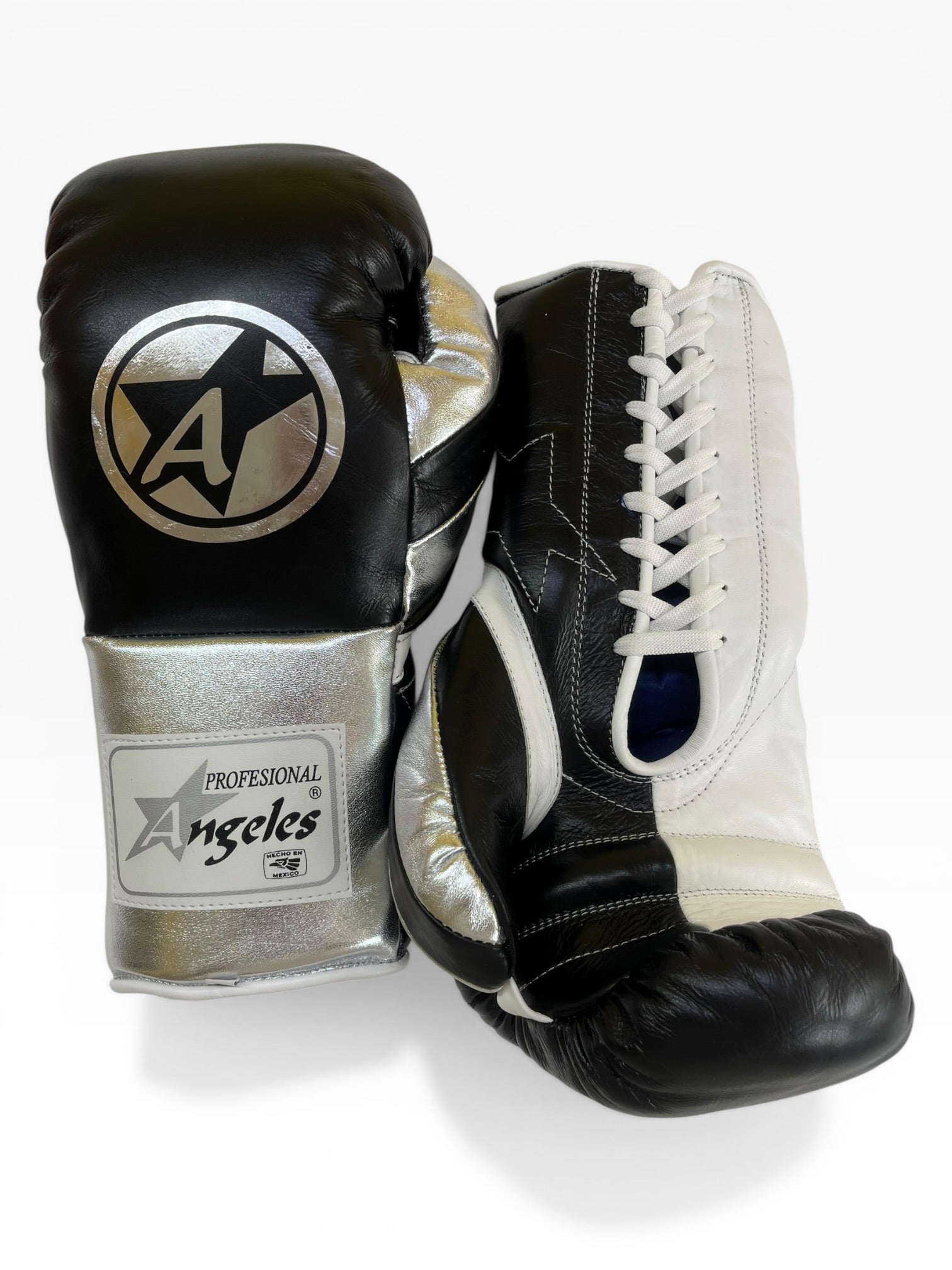 Guantes "Elite PRO" Negro/Plata/Blanco