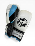 Guantes "Elite PRO" Blanco/Negro/Azul cielo